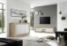 TV-Board >Belinda< in Eiche Cadiz / Weiss - 181x56x43cm (BxHxT)