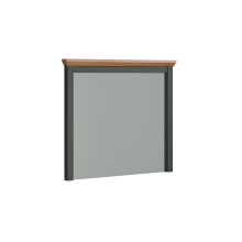 Badspiegel >Stanton< in Tannengrün / Eiche -...