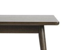 Esstisch >Blanes< in Smoked Klar Lackiert - 150x75x90 (BxHxT)