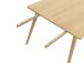 Esstisch >Blanes< in Klar Lackiert - 190x75x90 (BxHxT)