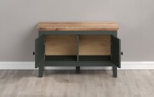 Garderoben-Set >Stanton< in Tannengrün/Eiche aus Holzwerkstoff
