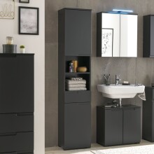 Hochschrank >Spice< in Schwarz matt aus...
