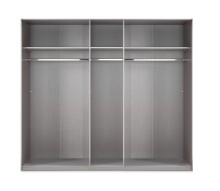 Drehtürenschrank >Andorra< in Artisan Eiche - 250x216x58cm (BxHxT)