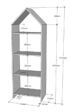 Kleiderschrank >CASAMI< in Korpus Weiß / Front Mint / Front Grau aus MDF