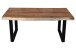 Couchtisch >Coffetable< in Akazie / schwarz - 110x45x65 (BxHxT)