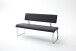 Polsterbank >TIRANA< in anthrazit - 155x85x58cm (BxHxT)