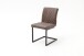 Freischwinger >KANSAS / KIAN< 2er-Set in braun - 47x86x63cm (BxHxT)