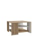 Couchtisch >Cardigan< in Artisan Eiche / Weiss - 80x45x80 (BxHxT)