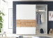 Schwebetürenschrank >Maye< in Weiß/Wildeiche - 215x210x59cm (BxHxT)