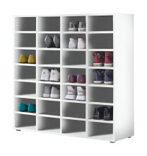 Regal >Boots< in Weiß matt - 92x98x33cm (BxHxT)