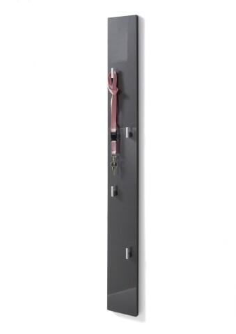 Garderobenleiste >Colan New< in Grau Chrome - 14x115x2cm (BxHxT)