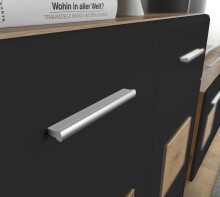 Kommode >Georgia< in Eiche Artisan Nachbildung - 140x92x38cm (BxHxT)