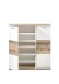 Schuhschrank >Hugo< in Weiß matt - 120x118x38cm (BxHxT)