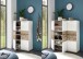 Schuhschrank >Hugo< in Weiß matt - 120x118x38cm (BxHxT)