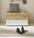 Schuhbank >Melisande< in Artisan Eiche Nachbildung  - 85x45x38cm (BxHxT)