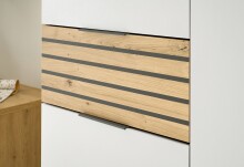 Schuhschrank >Melisande< in Weiß matt - 85x103x38cm (BxHxT)