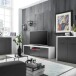 TV-Board >Modica< in Weiß - 160x46x38cm (BxHxT)