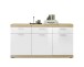 Sideboard >Nobe< in Eiche Artisan - 165x91x38cm (BxHxT)