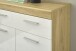 Sideboard >Nobe< in Eiche Artisan - 165x91x38cm (BxHxT)