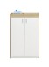 Schuhschrank >Pincas< in Artisan Eiche - 84x126x38cm (BxHxT)