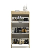 Schuhkipper >Pincas< in Artisan Eiche - 64x126x38cm (BxHxT)