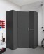 Mehrzweckschrank >MULTIRAUMKONZEP< in Graphit - 50x185x40cm (BxHxT)