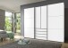 Schwebetürenschrank >MAGIC< in WEISS - 300x236x65cm (BxHxT)