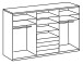 Schwebetürenschrank >MAGIC< in WEISS - 300x236x65cm (BxHxT)