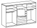 TV-Schrank >MAGIC< in WEISS - 300x236x65cm (BxHxT)