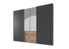 Schwebetürenschrank >MAGIC< in PLANKENEICHE NB...