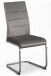 Freischwinger >Timofei / Ticino<  2er-Set in grau - 45x96x58 (BxHxT)