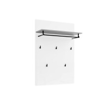 Garderoben-Set >Atrium< in weiß, Holzwerkstoff - 290x196x34cm (BxHxT)