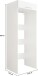 Waschmaschinenumbauschrank >LAUNDREEZY< in weiß - 67,5x200x67,5 (BxHxT)