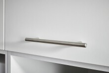 Stauraumschrank >LAUNDREEZY< in weiß, Holzwerkstoff - 50x162x67,5cm (BxHxT)