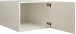Schrankaufsatz >LAUNDREEZY< in weiß, Holzwerkstoff - 50x38x67,5cm (BxHxT)