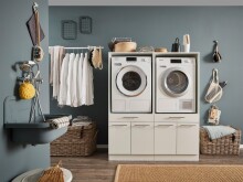 Waschmaschinenumbauschrank >LAUNDREEZY< in...