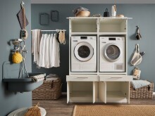 Waschmaschinenumbauschrank >LAUNDREEZY< in...