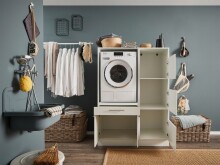 Waschmaschinenumbauschrank >LAUNDREEZY< in...