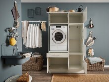 Waschmaschinenumbauschrank >LAUNDREEZY< in...
