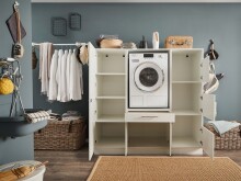 Waschmaschinenumbauschrank >LAUNDREEZY< in...