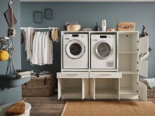 Waschmaschinenumbauschrank >LAUNDREEZY< in...