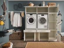 Waschmaschinenumbauschrank >LAUNDREEZY< in...