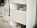Waschmaschinenumbauschrank >LAUNDREEZY< in weiß - 235x200x67,5 (BxHxT)