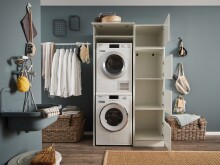 Waschmaschinenumbauschrank >LAUNDREEZY< in...