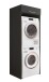 Waschmaschinenumbauschrank >LAUNDREEZY< in anthrazit - 67,5x200x67,5 (BxHxT)