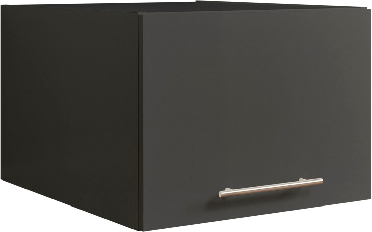 Aufsatzschrank >LAUNDREEZY< in anthrazit, Holzwerkstoff - 50x38x67,5cm (BxHxT)