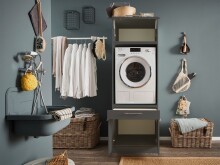 Waschmaschinenumbauschrank >LAUNDREEZY< in...