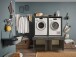 Waschmaschinenumbauschrank >LAUNDREEZY< in anthrazit - 135x162x67,5 (BxHxT)