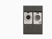 Waschmaschinenumbauschrank >LAUNDREEZY< in anthrazit - 135x200x67,5 (BxHxT)