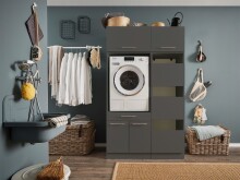Waschmaschinenumbauschrank >LAUNDREEZY< in...
